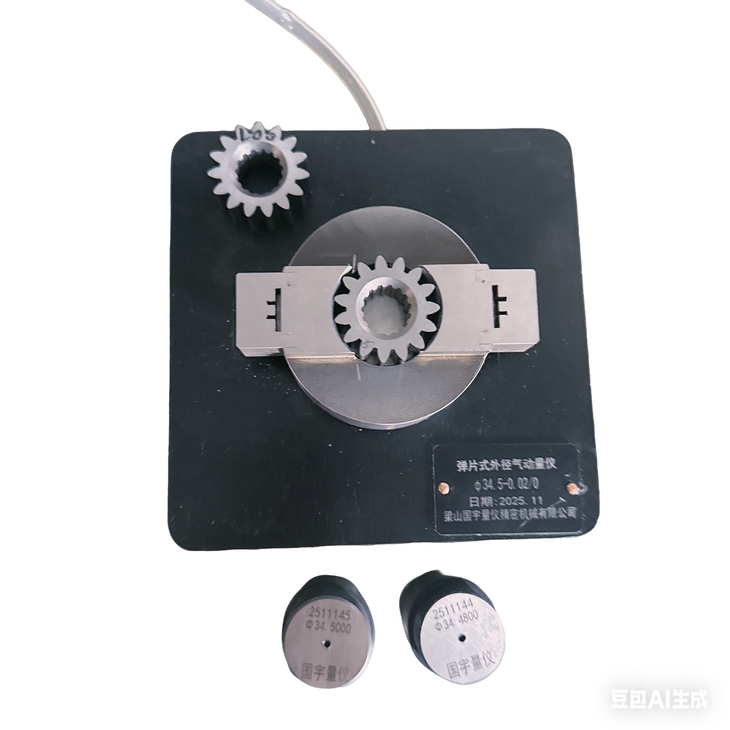 气动量仪检测花键产品内孔外径