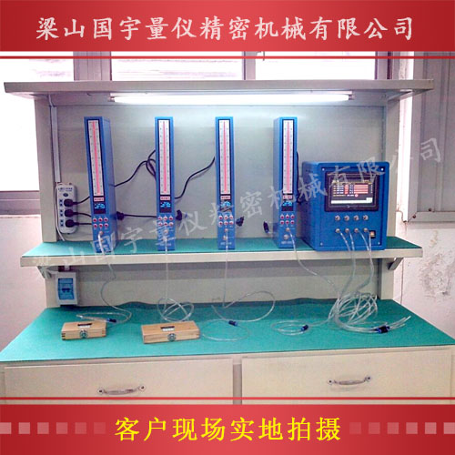 中文屏显电子柱气动量仪、电箱客户现场实拍